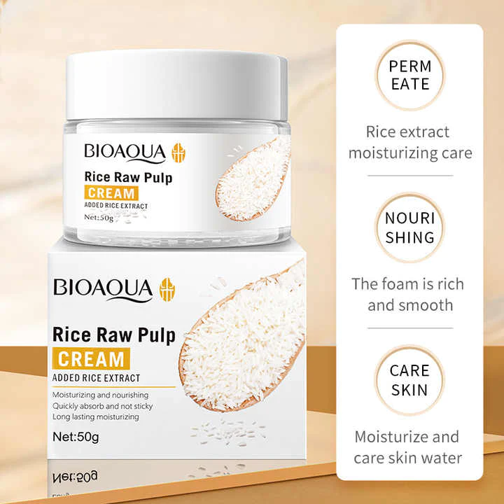 BIOAQUA Crema de pulpa de arroz