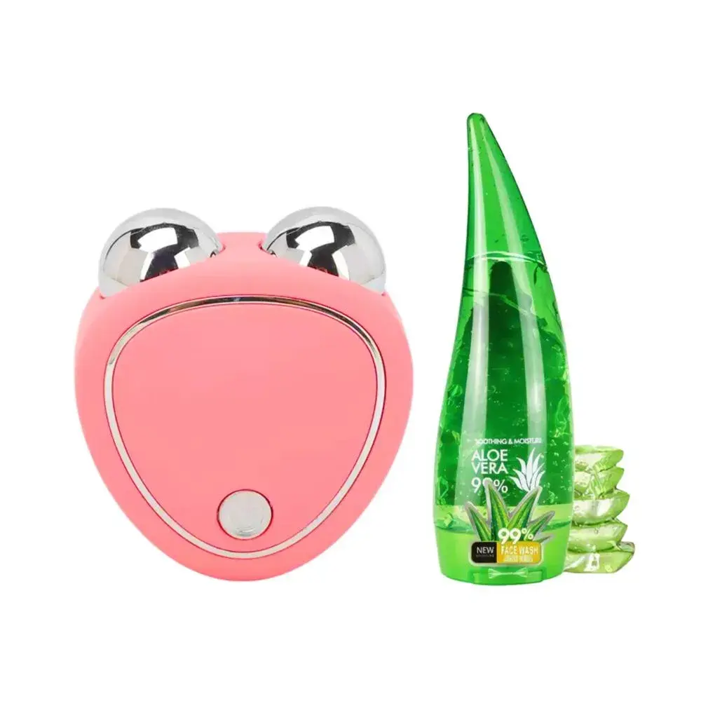 Masajeador facial con gel