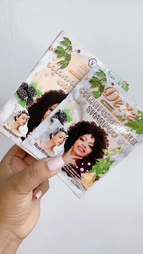 Shampoo canas red brown